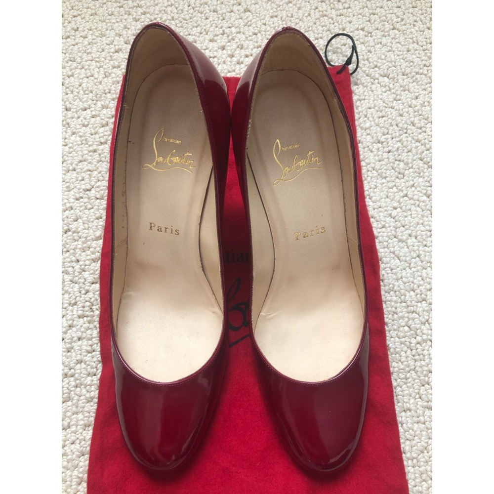 Authentic Christian Louboutin Heels Maroon/Red